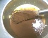 ノンオイル☆おから☆チョコ＆バナナ作り方5写真