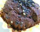 ノンオイル☆おから☆チョコ＆バナナ作り方11写真