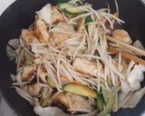 ささみとカット野菜の焼肉のたれ炒め作り方4写真