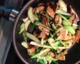 チンゲン菜と油揚げのめんつゆ煮作り方3写真