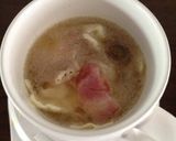 マグカップで一人分キャベツコンソメスープ作り方4写真