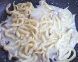 バター、チーズ、黒コショウのパスタ作り方5写真