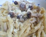 バター、チーズ、黒コショウのパスタ作り方6写真