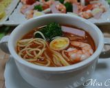 サーモンと海老のつけスパゲティ作り方7写真