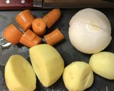 圧力鍋で簡単！野菜ゴロゴロチキンカレー♬作り方1写真