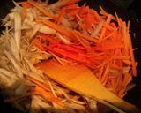 【挽き肉入り】きんぴらごぼう作り方3写真