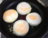 ❀オニオンリングdeまんまる目玉焼き❀作り方5写真