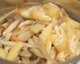 きのことごぼうの胡麻きんぴら作り方2写真