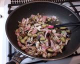 ナスとベーコンのトマトソーススパゲティ作り方8写真
