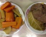ポトフの牛スネ肉を塩麹と圧力鍋でホロッと作り方8写真