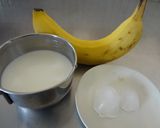 ＊バナナスムージー＊作り方1写真