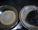 土鍋で紫えんどう豆ごはん　京都カフェ作り方2写真