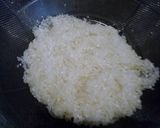 土鍋で紫えんどう豆ごはん　京都カフェ作り方3写真