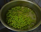 土鍋で紫えんどう豆ごはん　京都カフェ作り方4写真