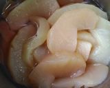 簡単リンゴの白ワイン煮作り方3写真