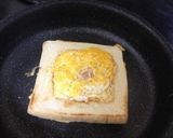 ☆マヨネーズ風味ベーコンエッグトースト☆作り方6写真