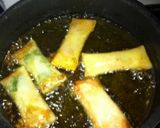 ハムチーズ春巻き♡納豆とシソもね！作り方4写真