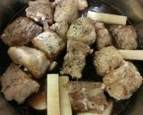 圧力鍋で＊重ね豚と大根のこってりソース煮作り方5写真
