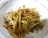 うどと菜の花の辛子酢味噌和え♪作り方6写真