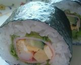 サラダ巻が食べたい♪（アボカド入り太巻）作り方4写真