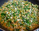 肉野菜のそぼろ丼★簡単で栄養有り♪作り方2写真