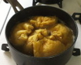 実は簡単♪お揚げさんと豆腐の巾着煮作り方12写真
