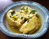 実は簡単♪お揚げさんと豆腐の巾着煮作り方14写真