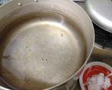 たらこパスタ、帆立とトマトのソテーと。作り方2写真