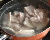 三段バラ肉のカレーDEさっと煮作り方1写真