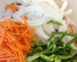 野菜たっぷり生姜焼き作り方1写真