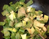 食をそそる！チンゲン菜の青菜炒め作り方2写真