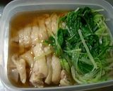 鶏と水菜のおひたし作り方6写真