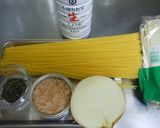 ツナとえのきの和風パスタ作り方1写真