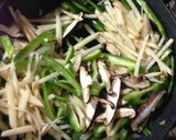 ピーマンとジャガイモの青椒肉絲風作り方4写真