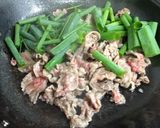旨!早!お酒が進む!牛肉と葱の山椒炒め作り方2写真