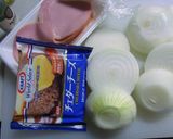 新玉ねぎのチェダーチーズ焼き作り方1写真