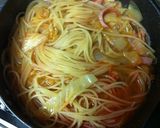 簡単パスタ☆キムチのスープパスタ作り方5写真