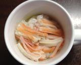 マグカップで一人分　かに風味雑炊作り方3写真
