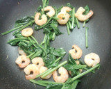 エビとほうれん草の和風パスタ♪作り方7写真