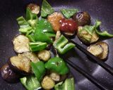 茄子とピーマンの醤油麹×ケチャップ炒め作り方7写真