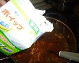 隠し味でとろとろ！チーズinナンカレー☆作り方4写真