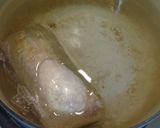 お手頃胸肉で　梅味噌のしっとり鶏ハム作り方4写真