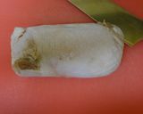 お手頃胸肉で　梅味噌のしっとり鶏ハム作り方5写真