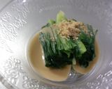 にらの和え物　ごま味作り方4写真