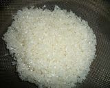 土鍋で碓井えんどう豆ごはん　京都カフェ作り方1写真