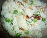 土鍋で碓井えんどう豆ごはん　京都カフェ作り方9写真