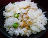 土鍋で碓井えんどう豆ごはん　京都カフェ作り方10写真