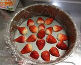 ♪いちごのレアチーズケーキ♪作り方1写真