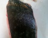 カレイの煮つけは煮汁をつけて☆作り方1写真