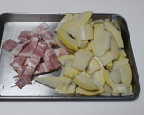 たけのことベーコンのペッパー炒め作り方1写真